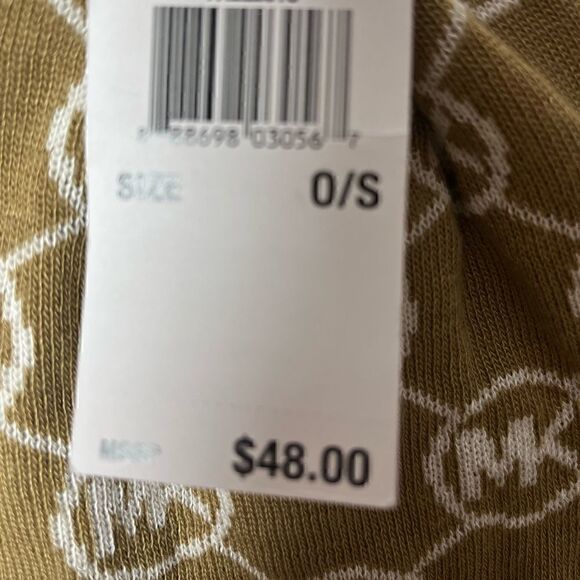 Michael Kors MK  Logo Camel & White Hat - Picture 2 of 4